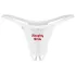 Obsessive Weddya Bride - åben g‑streng (hvid) - L/XL