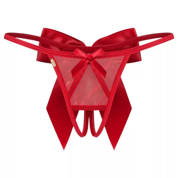 Obsessive Gifty - åben g-streng (rød)