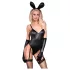 Chilirose - bunny kostume - sort - 4 dele - S/M