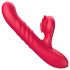 Sweet Play - vibrator med thrust og klitorisstimulation - pink