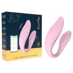Sweet Play - parvibrator med app - pink
