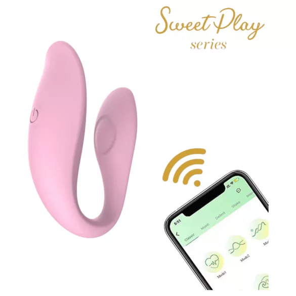 Sweet Play - App-styret parvibrator (pink)