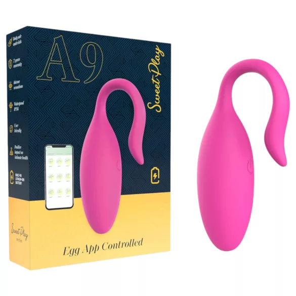 Sweet Play - bærbart app‑styret vibratoræg (pink)