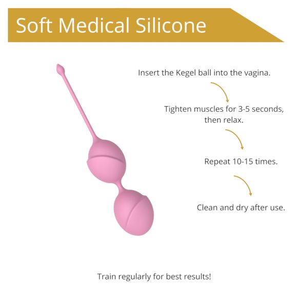 Sweet Play - bækkenbundskugler duo - pink