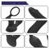 Men's Play - smart, skubbende anal vibrator (sort)