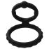 Men's Play - penis- og testikelring (sort)