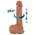 Natural Play - støt- og roterende vibrator (naturel)