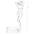 Passion BS031 - rød åben bodystocking (S-L)