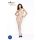 Passion BS036 - Roset åbent jumpsuit (hvid) - S-L