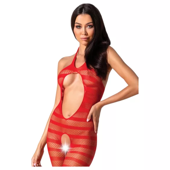 Passion BS081 - halterneck jumpsuit - rød (S-L)