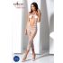 Passion BS081 - halterneck capri jumpsuit - hvid (S-L)