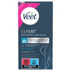 Veet Expert - voksstrips - til tør hud - 12 stk