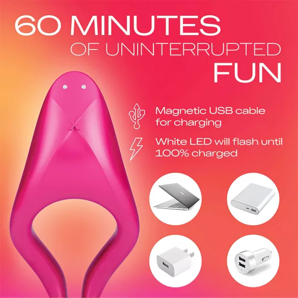 Durex - klitorisvibrator - diskret stimulering - pink
