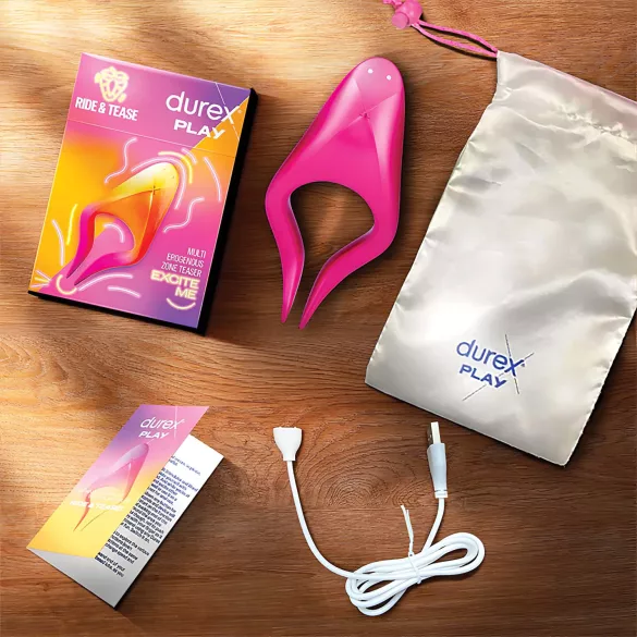 Durex - klitorisvibrator - diskret stimulering - pink