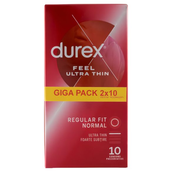 Durex - kondomer - ekstra tynde og realistiske - 2x10 stk