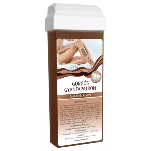 Voks patron med bred rullehoved (100ml) - chokolade duft