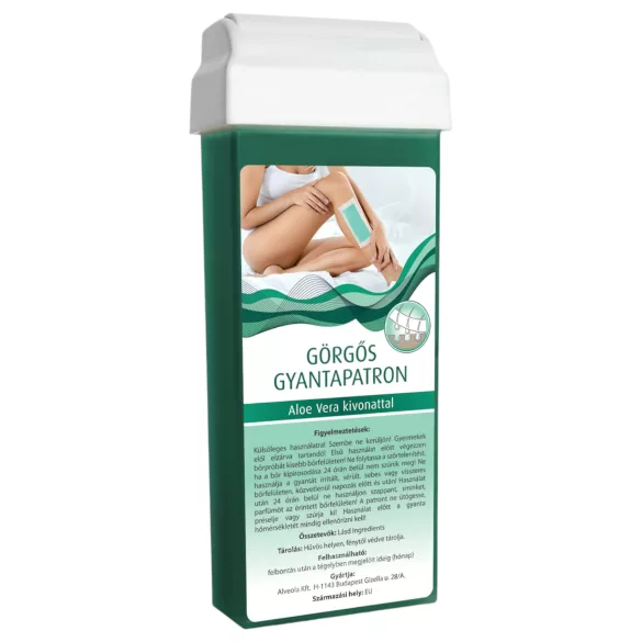 X-Epil - Rulle-voks patron med bred rullehoved (100 ml) - aloe vera