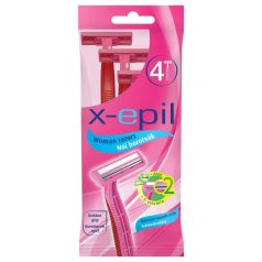 X-Epil - engangsdamebarberer - 2 blade - 4 stk