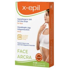 X-Epil - ansigtsvoksstrips - hypoallergen - 12 stk