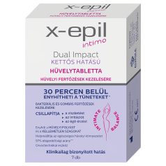   X-Epil Intimo Dual Impact - vaginaltabletter - dobbelt effekt - 7 stk