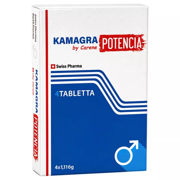 Kamagra by Carene Potencia - kosttilskudstabletter til mænd - 4 stk.