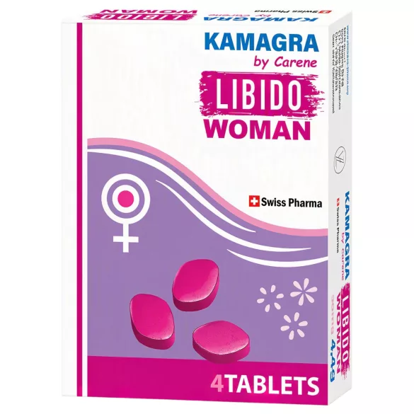 Kamagra by Carene Libido Woman - kosttilskudstabletter til kvinder - 4 stk.