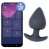 Desirel Obsidian - anal vibrator - app-styret - sort