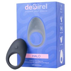   Desirel Halo - vibratorisk penisring - smartfunktion - silikone - sort