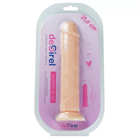Desirel Ønsket Bliss - sugekop dildo (natur)