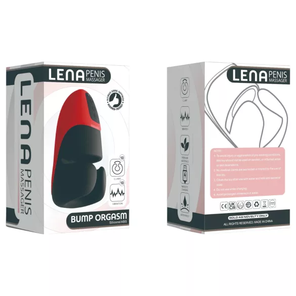 Lena - vibrerende, stram masturbator (rød)