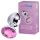 Desirel Pink Jewel M - anal plug (sølv-pink)