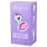 Desirel - analplug - pink juvel - sølv/pink