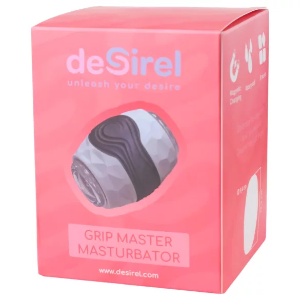 Desirel Grip Master - masturbator med stramning - grå