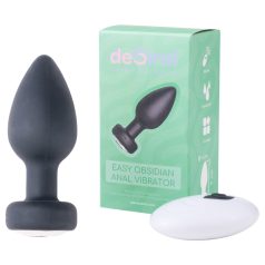  Desirel Easy Obsidian - analvibrator med fjernbetjening genopladelig sort