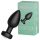 Desirel Easy Obsidian - genopladelig, trådløs anal vibrator (sort)