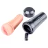 Desirel True Touch - realistisk vagina vibrator - natur sort