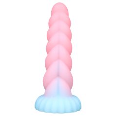 OgazR - Glødende enhjørning dildo - 22cm (regnbue)