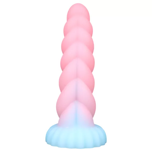 OgazR - dildo med lys - unikorn design - 22cm regnbue