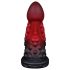 OgazR - blækspruttearm dildo - 19 cm (rød)