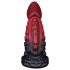 OgazR - blækspruttearm dildo - 19 cm (rød)