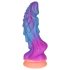 Glødende Dragedildo - 22 cm (Lilla/Rosa)