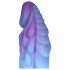 Glødende Dragedildo - 22 cm (Lilla/Rosa)
