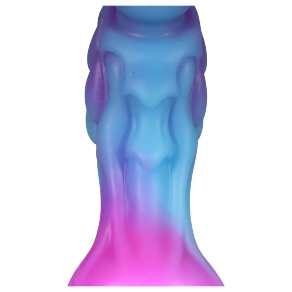 OgazR - dildo med lys - drageformet - 22cm - lilla/rosa