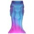 Glødende Dragedildo - 22 cm (Lilla/Rosa)
