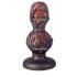 OgazR - kugleformet anal dildo - 10,5 cm (sort)