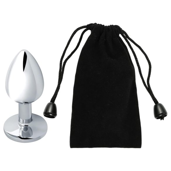 Sunfo - analplug metal - lime sten - sølv