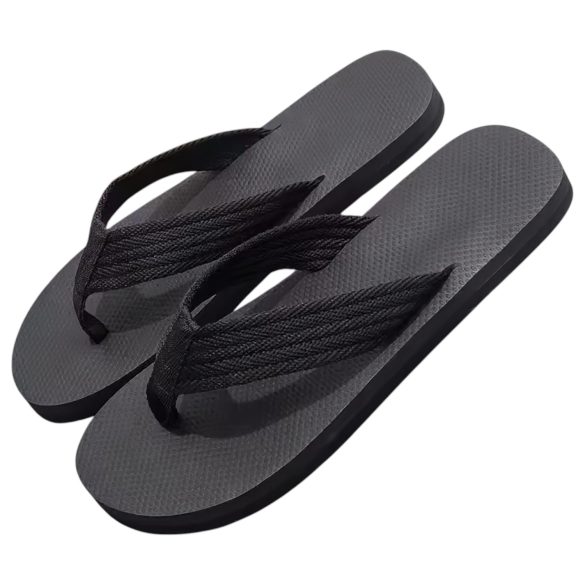 Flip-flop sandaler - penis-mønster - sort - 42/43