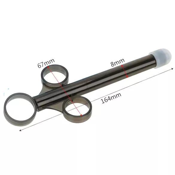 Glidecreme - dispenser - sprøjte - sort