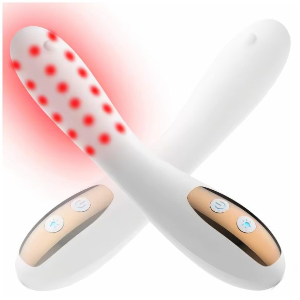 IntiGlow - Vaginalforyngende LED G-punktsvibrator (hvid)
