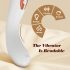 IntiGlow - Vaginalforyngende LED G-punktsvibrator (hvid)